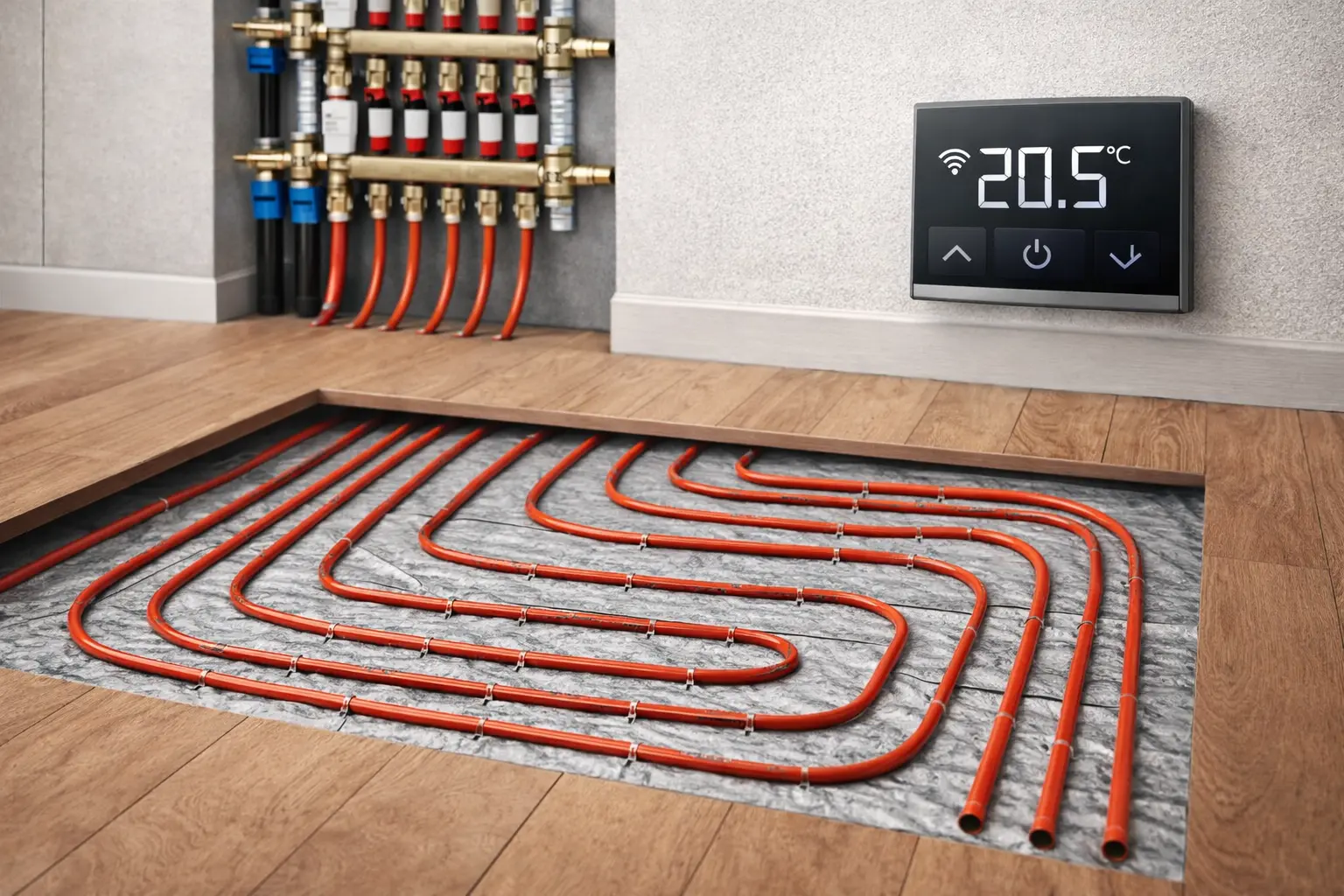Fußbodenheizung